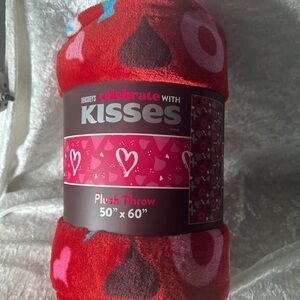 Hershey's Kisses Red Plush Throw